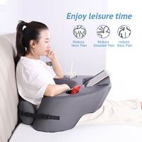 Oreiller Ergonomique Orthopédique Moderne en Mousse à Mémoire de Forme Solide, Conception Feuille de Tissu, pour Sommeil Latéral, Soulagement des Douleurs Cervicales et des Épaules