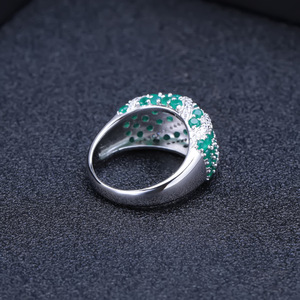 In Stock Series 925 Silver Inlaid <b>Crystal</b> Rhinestone Vintage Women's Wedding Gemstone <b>Rings</b> Direct From Manufacturer - Product Image 4