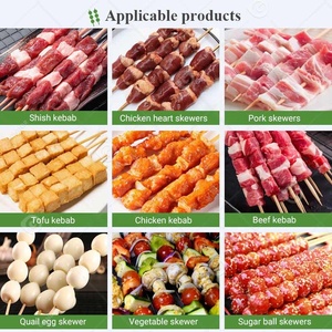 Máquina para Hacer Brochetas de Carne de Res y Cerdo, Mini Asador Automático para Shish <span class=keywords><strong>Kebab</strong></span> y Satay, para Tiendas de Comida - Product Image 6