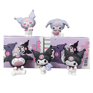 Personalización al por mayor Kawaii escritorio Pvc modelo juguete My Melody Kuromis Anime Mystery Blind Box figura de acción - Product Image 1