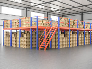 מערכות מדפים כבדות לאחסון במחסן, בניית מדפים בפלטפורמת העליית הגג - Product Image 2