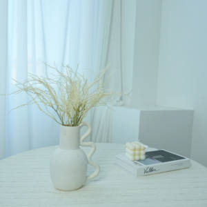 Factory Sale Dekorative dreizackige Blatt bündel Verschiedene Muster Brown Pampas Grass Künstliche Blumen Custom ized Günstige Bulk - Product Image 3