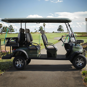 Mobil Golf Listrik 6 Kursi Energi Baru 2025, <span class=keywords><strong>Motor</strong></span> <span class=keywords><strong>AC</strong></span> 72V, Baterai Lithium, Jarak Tempuh 70-90km, Kemampuan Naik Lereng 15-20 Derajat - Product Image 3