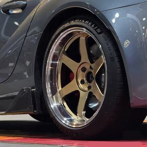 Jantes forgées pour berline, coupé, voiture de sport 4x100 4x114.3 5x100 5x108 5x112 5x14.3 5x120 5x130 TE37 Lancer Evolution <span class=keywords><strong>Evo</strong></span> V X Eclipse - Product Image 1