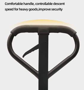 500kg 1 Ton hidrolik Stacker <span class=keywords><strong>Manual</strong></span> truk Forklift pengangkat tangan mesin dengan <span class=keywords><strong>Manual</strong></span> Stacker untuk penggunaan Wearhouse - Product Image 2