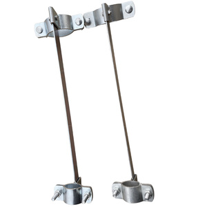 Cancello automatico più vicino con la barra d'acciaio resistente <span class=keywords><strong>per</strong></span> la recinzione senza telaio all'aperto della piscina - Product Image 6