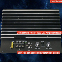 Carte d'amplificateur de subwoofer pour voiture RMS 100W Bass Amp box Class AB Exposed Car Amplifier PCB Board For 8 10 inch Active Subwoofer Box