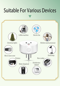 Stop Kontak Nirkabel Jarak Jauh dengan Sekring 15A Bersertifikasi UL Tahan Air IP66 Hemat Energi Tahan Api PC Stop Kontak Standar AS - Product Image 2
