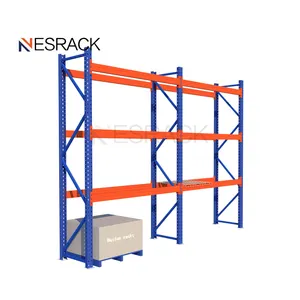 Wholesale price electrostatic power coating heavy duty pallet racking system storage equipment for sale