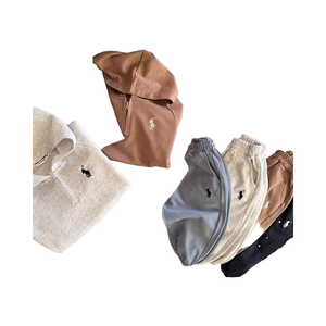 Moda 1-5 años de edad niño Stock niños usan Casual sólido niños Sudadera con capucha traje al por mayor ropa barata para niños ropa de bebé - Product Image 4