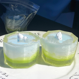 ของเล่นบีบคลายเครียดรูปแก้วน้ำชาสีฟ้ามะพร้าวสุดสร้างสรรค์จากอินสตาแกรม - ของขวัญนุ่มนิ่มเหนียวเหนอะหนะสำหรับเด็กและผู้ใหญ่ ช่วยผ่อนคลายเวลาว่าง - Product Image 2