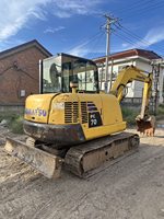 Mini-excavatrice sur chenilles hydraulique Komatsu PC70 d'occasion, machine d'origine japonaise de haute qualité, très demandée
