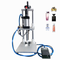 Machine pneumatique de pressage de collier de bouteille en verre de parfum de bureau Hone