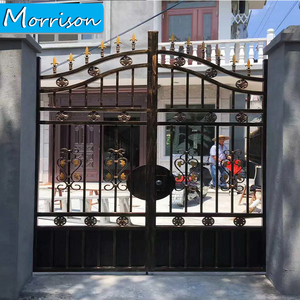 Indio principal de la casa Puerta de aluminio puertas negro al aire libre puertas de aluminio de lujo puertas - Product Image 1
