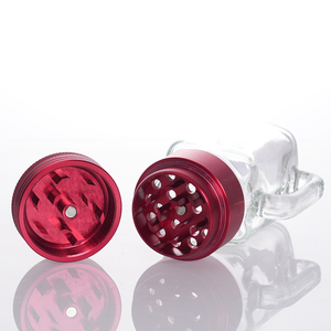 Rukioo JAI0005 2-en-1 Creative Cup Shape Aluminium Alloy Cigarette Herb Grinder 35.5*76.8MM 3 Couches pour Accessoires - Product Image 5