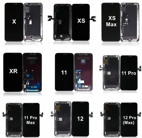 High Quality ORG with Frame Factory Wholesale Price Screen LCD Display for Iphone 13 14 15 16 Plus Pro Max LCD Original