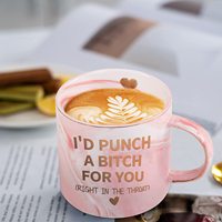 Tasse à café en céramique 12 OZ, cadeaux pour la saint-valentin, anniversaire, fiançailles, pour petite amie