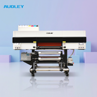 Impresora UV DTF de Alta Velocidad de 60 cm con 4 Cabezales Epson I3200, Máquina de Impresión UV DTF Industrial de 24 Pulgadas A1 para Transferencia de Etiquetas de Cristal