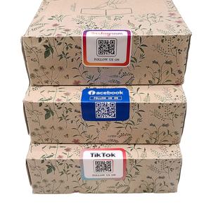 ติดตามเราบน Facebook สติ๊กเกอร์ Instagram เคลือบผิวไวนิลลามิเนตสำหรับติดผนังแล็ปท็อปหน้าร้านสื่อสังคม - Product Image 1