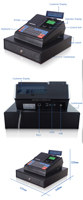 Longfly pas cher ECR électronique ancienne caisse enregistreuse systèmes de point de vente au détail tablette Portable Pos Terminal pour petite entreprise LF100