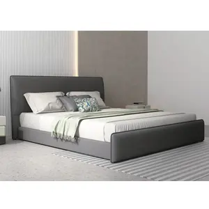 Wholesale High Quality OEM Ready Modern Bed Frame Style Wooden Bedroom Furniture 100% Export
