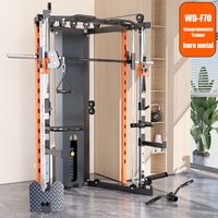 Machine de musculation Smith avec câble croisé, rack à squats, petite machine Smith, rack de puissance, machine à tractions pour l'entraînement musculaire