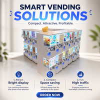 Distributeur de jouets en capsules à double étage, à monnayeur, commercial, avec roues mobiles, vente en gros d'usine