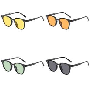 Lunettes de soleil carrées personnalisées avec logo, pour femmes et hommes, de marque de luxe, petites lunettes de soleil rondes, petites lunettes pour femmes, Oculos De Sol pour homme et femme - Product Image 6