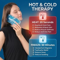 Pack de thérapie chaud/froid en gel PVC réutilisable personnalisé en usine, pour la récupération des blessures et le soulagement de la douleur, classe I CE