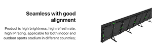 Q Series P10 960x960mm tùy chỉnh ngoài trời không thấm nước bóng đá hiệu ứng hiển thị rất tốt màn hình LED hiển thị IP65 320x160 (Mô-đun) - Product Image 5