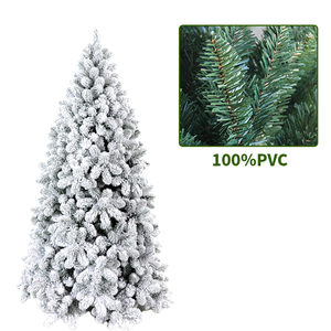 2023 nouveau arbre de Noël floqué de 7.5ft 100% Pvc arbre de Noël Simulation arbre de Noël crypté - Product Image 3