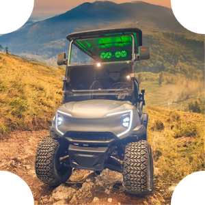 รถกอล์ฟไฟฟ้าสำหรับล่าสัตว์4ที่นั่งได้รับการอนุมัติจาก CE - Product Image 4