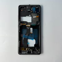 Lcd ponsel untuk Samsung Galaxy S21, suku cadang pengganti layar Lcd layar tampilan OLED ultra