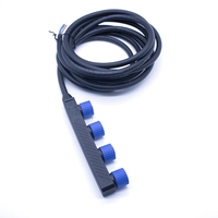 Fourniture directe d'usine M15 IP68 1 en 4 sorties répartiteur de fil boîte de jonction étanche connecteur de câble extérieur faisceau de câblage