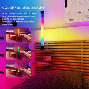 1PCS Barra de Luz LED RGB Inteligente con Control por APP, Lámpara Sinfónica WiFi Bluetooth, Luz Ambiental de Escritorio, Luces Rítmicas Activadas por Voz - Product Image 3