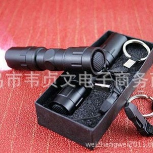 อลูมิเนียมอัลลอยด์ไฟฉายขนาดเล็ก LED แบบพกพาแสงที่แข็งแกร่งใช้กลางแจ้งบรรจุภัณฑ์กล่องของขวัญใช้แบตเตอรี่ AAA - Product Image 2