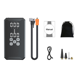 Inflador de Neumáticos Inteligente Portátil para Automóvil, Bomba de Aire Eléctrica de 16 V con Arrancador de Emergencia, Apagado Automático y Luz LED - Product Image 6