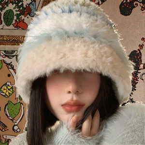 Haute qualité en peluche oreille chaud 100% acrylique tricot chapeau avec broderie à la main pour unisexe plage sports usage décontracté - Product Image 3