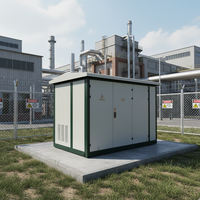 Poste de transformation métallique de type boîtier personnalisé 12kV 400V, capacité 1250kVA 1600kVA, 50Hz, extérieur, résistant aux intempéries, indice de protection IP43
