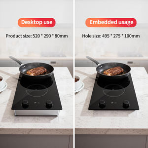 <span class=keywords><strong>Cocina</strong></span> de inducción integrada de doble quemador, grado comercial, ahorro de 30% energía, <span class=keywords><strong>Cocina</strong></span> Para restaurante, ebullición rápida, certificado ETL - Product Image 6