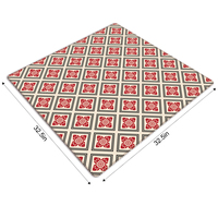 Tapis de mahjong personnalisé en néoprène 32,5"x32,5", haute densité, résistant à la décoloration, jeu fluide, offre d'échantillon gratuit