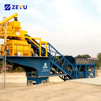 Centrale à béton mobile de qualité YHZS75, 75 m³/h, équipement de mélange de béton prêt à l'emploi automatique pour les projets de construction