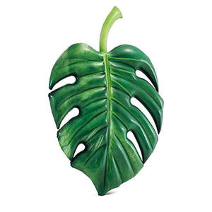 Bouée gonflable réaliste en PVC en forme de feuille de palmier pour enfants - Product Image 1