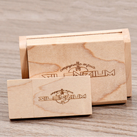 Flashdisk Logo Kustom, Sesuaikan Logo Anda, 16gb 32gb 128gb dan Kotak Hadiah Kayu, Flashdisk USB untuk Hadiah Pernikahan