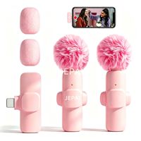 Microphone Lavalier Sans Fil K1 K9 avec Réduction de Bruit, Portable, à Clipser pour iPhone Android, Enregistrement Vidéo et Vlog