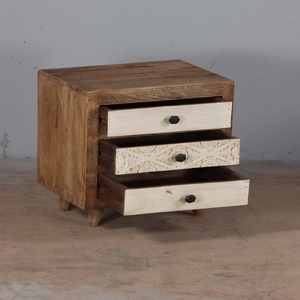 High Quality Wooden Bedside <b>Table</b> with <b>Drawer</b> Storage Contemporary Bedroom Furniture <b>Side</b> Cabinet for Residential Use - Product Image 5