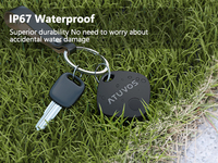 ATUVOS Vente en Gros Traceur de Téléphone Portable GPS Double Système Meilleur Achat pour Enfants iOS Findmy et Google Findhub Appareil Intelligent en Plastique