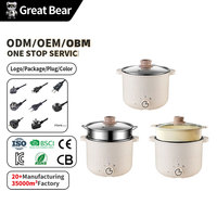 Nouveautés Great Bear : Marmite Électrique Multifonctionnelle 220V, Appareil de Cuisson Domestique, Hot Pot