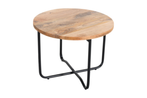 Mango Wood & Metal Modern Nesting <b>Table</b> Set of 2 Eco-Friendly Handmade Nesting <b>Coffee</b> <b>Tables</b> - Product Image 4
