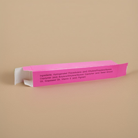 Ensemble de tubes de gloss rose de luxe, design personnalisé, gloss rose brillant de luxe, lamination, vernis à ongles, huile pour le soin de la peau, sérum, faux cils